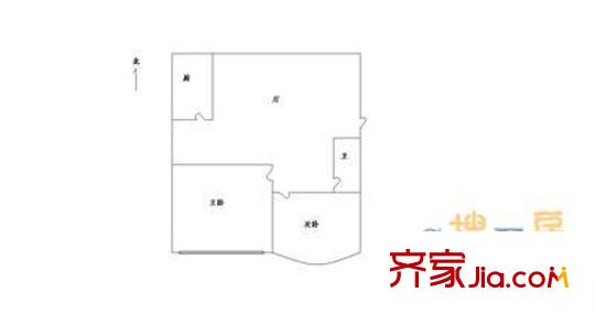 天慶苑 2室 戶型圖