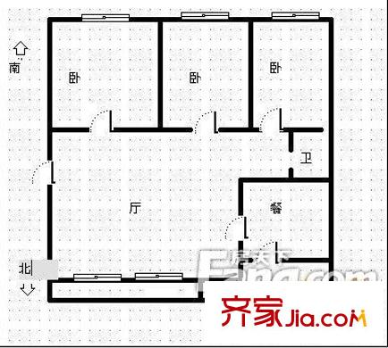 濟(jì)南 魯建家園 戶型圖