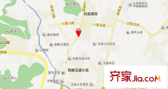 玉函路工行宿舍交通圖 