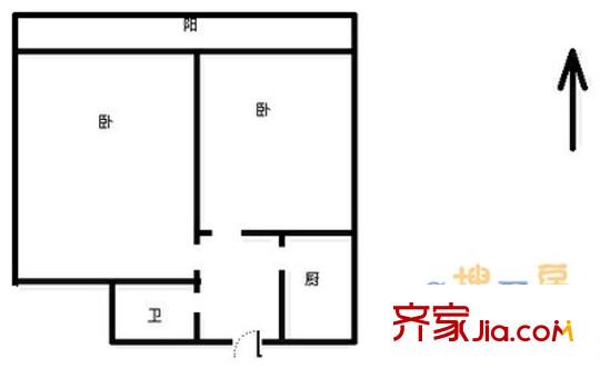 省高院羊頭峪宿舍戶型圖山東省高級(jí)人民法院羊頭峪宿舍 2室 戶型圖 2室1衛(wèi)1廚