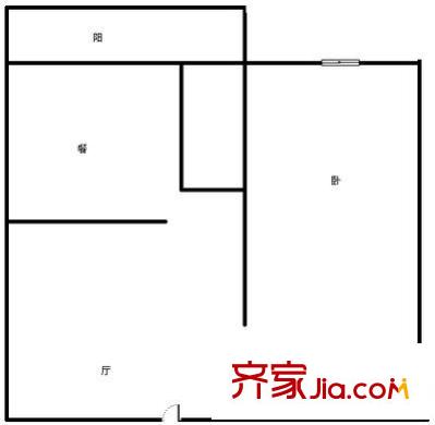 西山重汽宿舍戶型圖重汽西山宿舍 1室 戶型圖 1室1廳1衛(wèi)1廚
