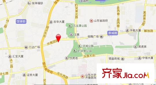 共青團路宿舍交通圖 