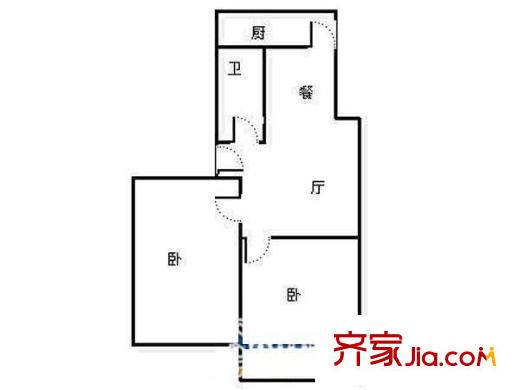 玉函路工行宿舍 戶(hù)型圖