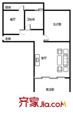 歷山路測繪局宿舍戶型圖測繪局宿舍 2室 戶型圖 2室2廳1衛(wèi)1廚