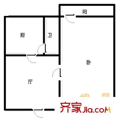 歷山路測(cè)繪局宿舍戶型圖測(cè)繪局宿舍 1室 戶型圖 1室1廳1衛(wèi)1廚