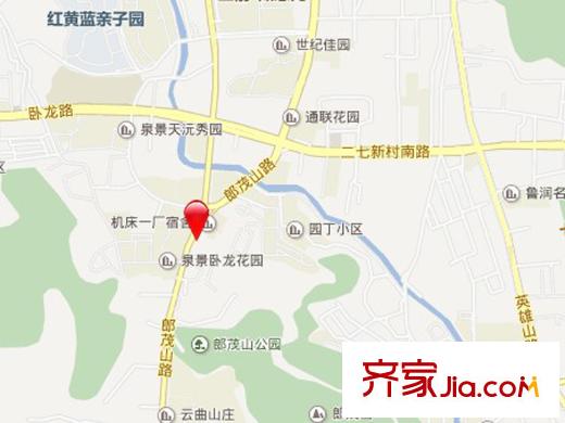 郎茂山路電信局宿舍交通圖 