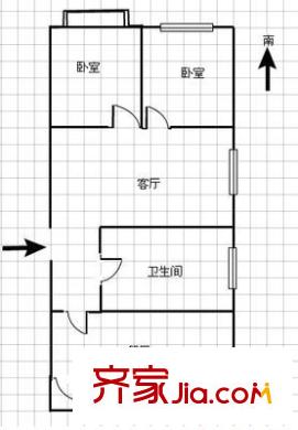 環(huán)翠山莊 2室 戶型圖