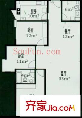 三慶匯文軒戶(hù)型圖戶(hù)型圖 3室2廳2衛(wèi)