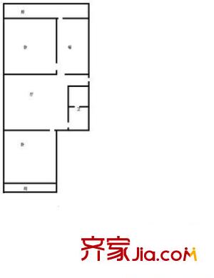 六和苑 2室 戶型圖