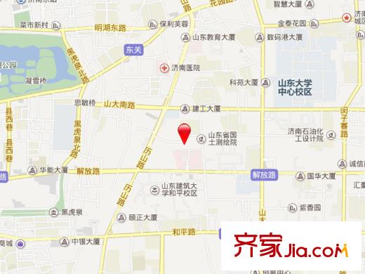 歷山路測(cè)繪局宿舍交通圖 
