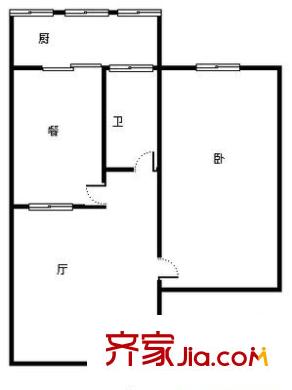 歷山路測繪局宿舍戶型圖測繪局宿舍 2室 戶型圖 2室1衛(wèi)1廚