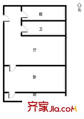 歷山路測(cè)繪局宿舍戶型圖測(cè)繪局宿舍 1室 戶型圖 1室1廳1衛(wèi)1廚