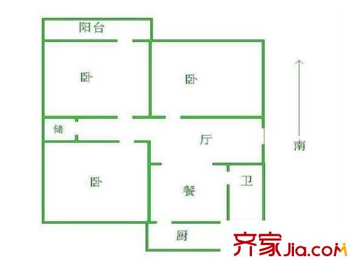 甸柳集團(tuán)宿舍 戶型圖