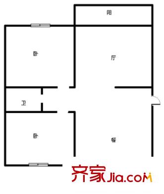 長途汽車站附近宿舍戶型圖長途汽車站附近單位宿舍 3室 戶型圖 3室2廳2衛(wèi)1廚