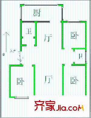 省公路局宿舍 戶型圖