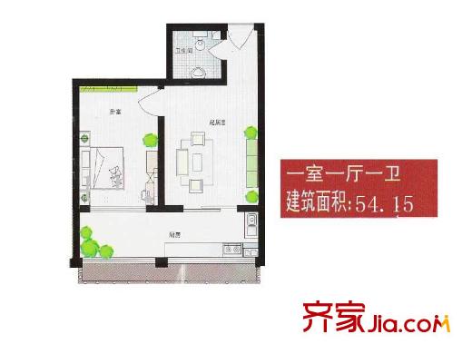 天波嘉和苑 戶型圖