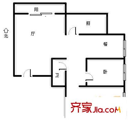 三慶匯文軒戶(hù)型圖三慶―匯文軒 2室 戶(hù)型圖 2室2廳1衛(wèi)1廚