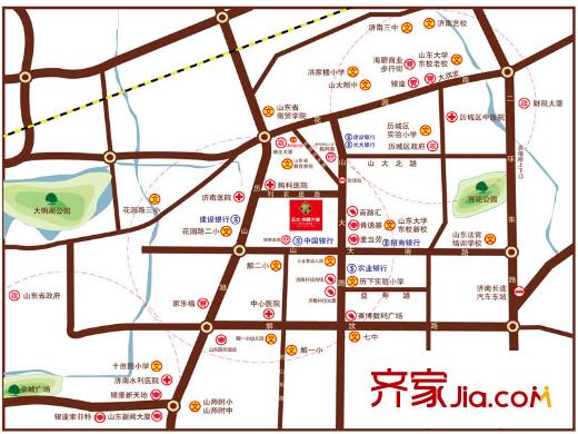 正大利農(nóng)六號(hào)交通圖區(qū)位圖