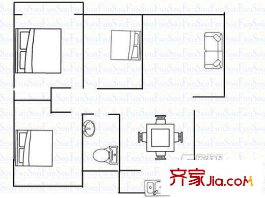 金糧苑 戶型圖