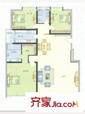 濟(jì)南燕山櫻園戶型圖