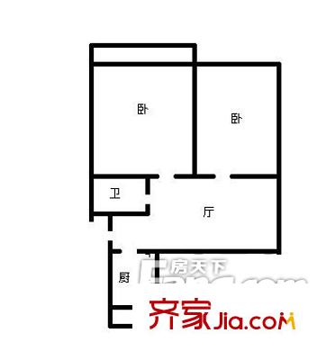 濟(jì)南 環(huán)山路高速集團(tuán)宿舍 戶型圖