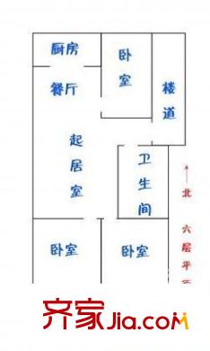 劉家場小區(qū) 3室 戶型圖