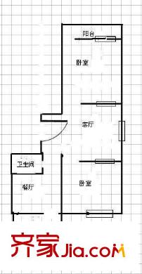 啤酒廠宿舍 0室 戶型圖