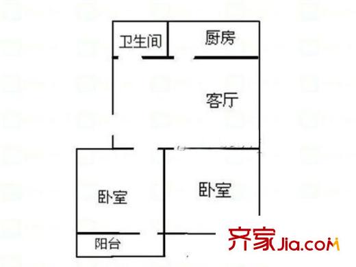 經(jīng)二緯十一宿舍 戶(hù)型圖