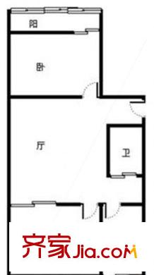中鐵建廠局宿舍戶型圖中鐵建廠局單位宿舍 2居室 戶型圖 2室1廳1衛(wèi)1廚