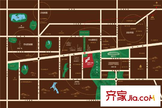 財(cái)富中心區(qū)位圖