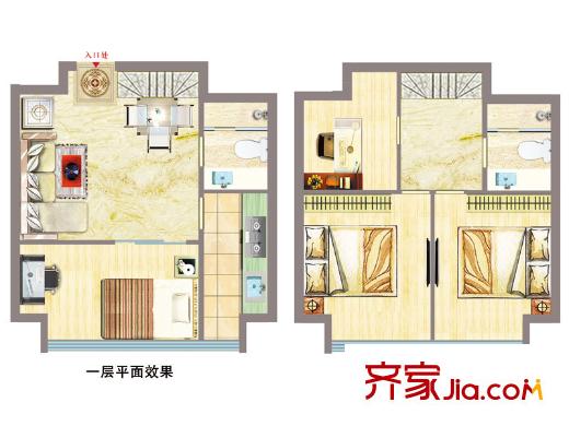 天階泓都國際戶型圖112平戶型圖（售完） 