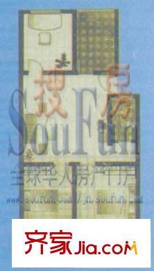 水屯小區(qū)戶型圖三室兩廳一衛(wèi)戶型 3室2廳1衛(wèi)