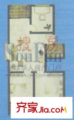水屯小區(qū)戶型圖三室兩廳一衛(wèi)戶型 3室2廳1衛(wèi)