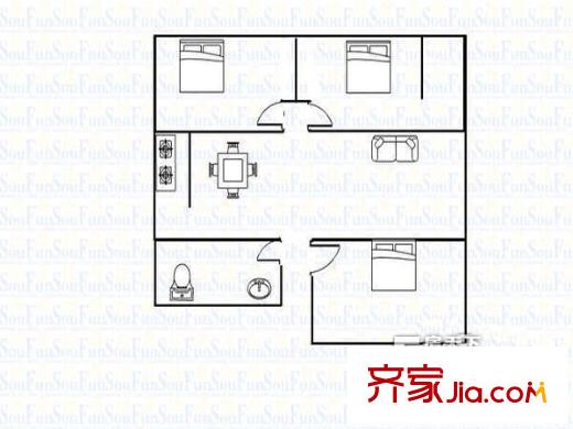 金糧苑 戶型圖