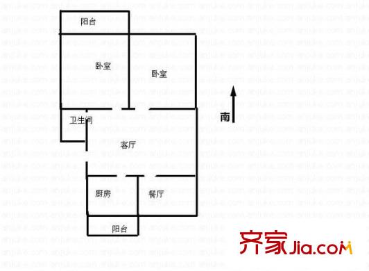 啤酒廠宿舍 0室 戶型圖
