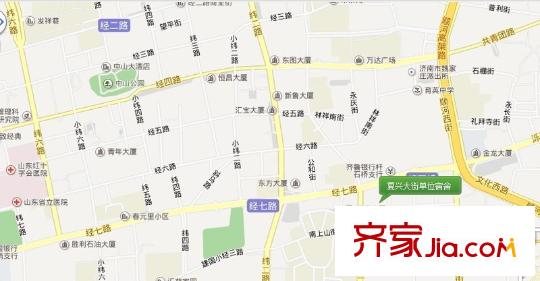 復興大街單位宿舍交通圖 