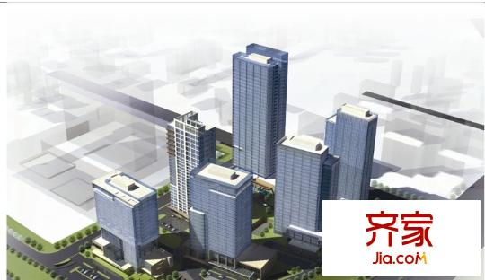 魯商國奧城（公寓）外景圖鳥瞰圖