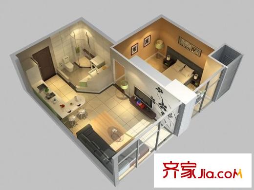魯商國奧城（公寓） 0室 戶型圖