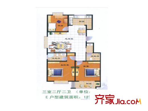 普利花園戶型圖4