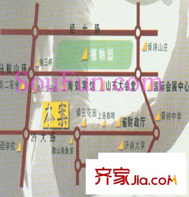 華馨園交通圖