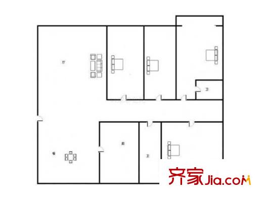 靜居苑 戶型圖