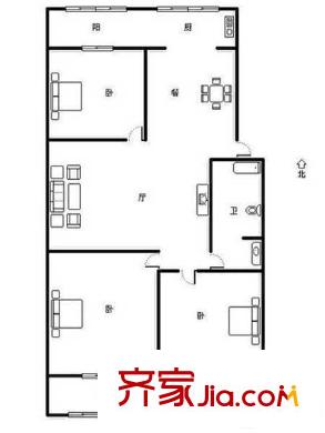 英雄山路質(zhì)監(jiān)局宿舍 戶型圖