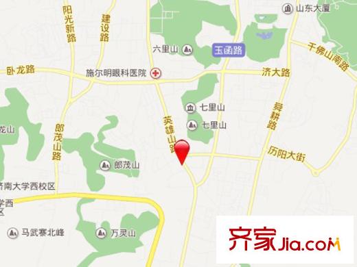七里山文化局宿舍交通圖 