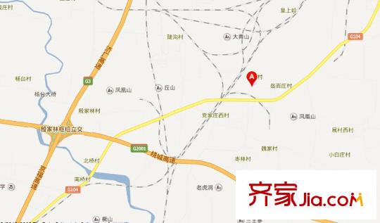 青牛小區(qū)交通圖 