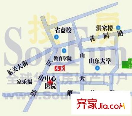 歷山苑交通圖