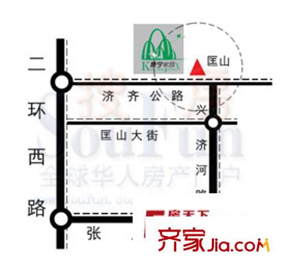 康寧家園交通圖