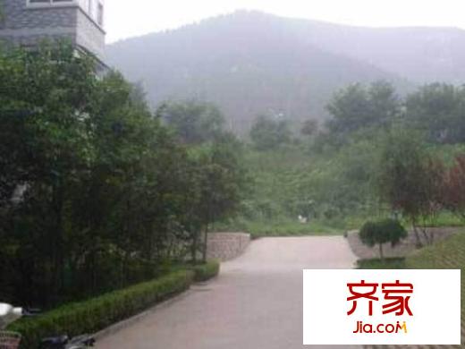 靜居苑外景圖 