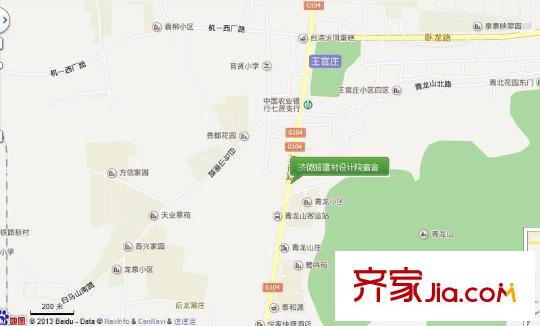 濟(jì)微路建材設(shè)計院宿舍交通圖 