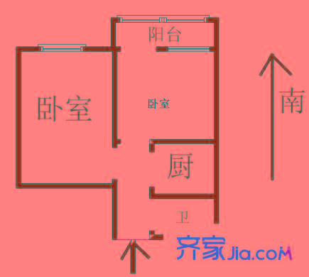 閔子騫路榮軍醫(yī)院宿舍戶型圖閔子騫路榮軍醫(yī)院 0室 戶型圖 2室1衛(wèi)1廚