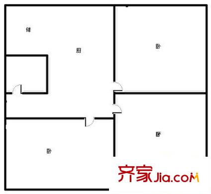 東舍坊街宿舍戶型圖東舍坊街 2室 戶型圖 2室1廳1衛(wèi)1廚